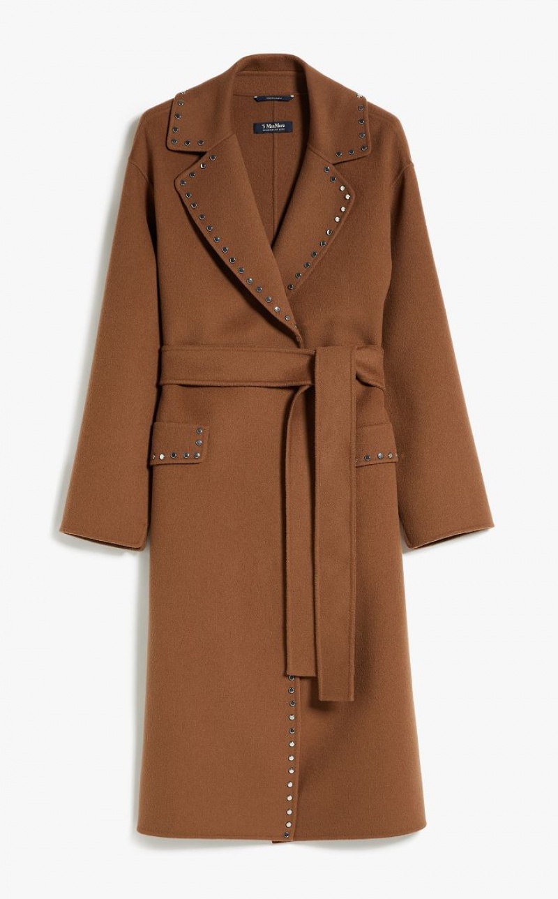 Max Mara Wolle Robe Mäntel Braun | MMR593835