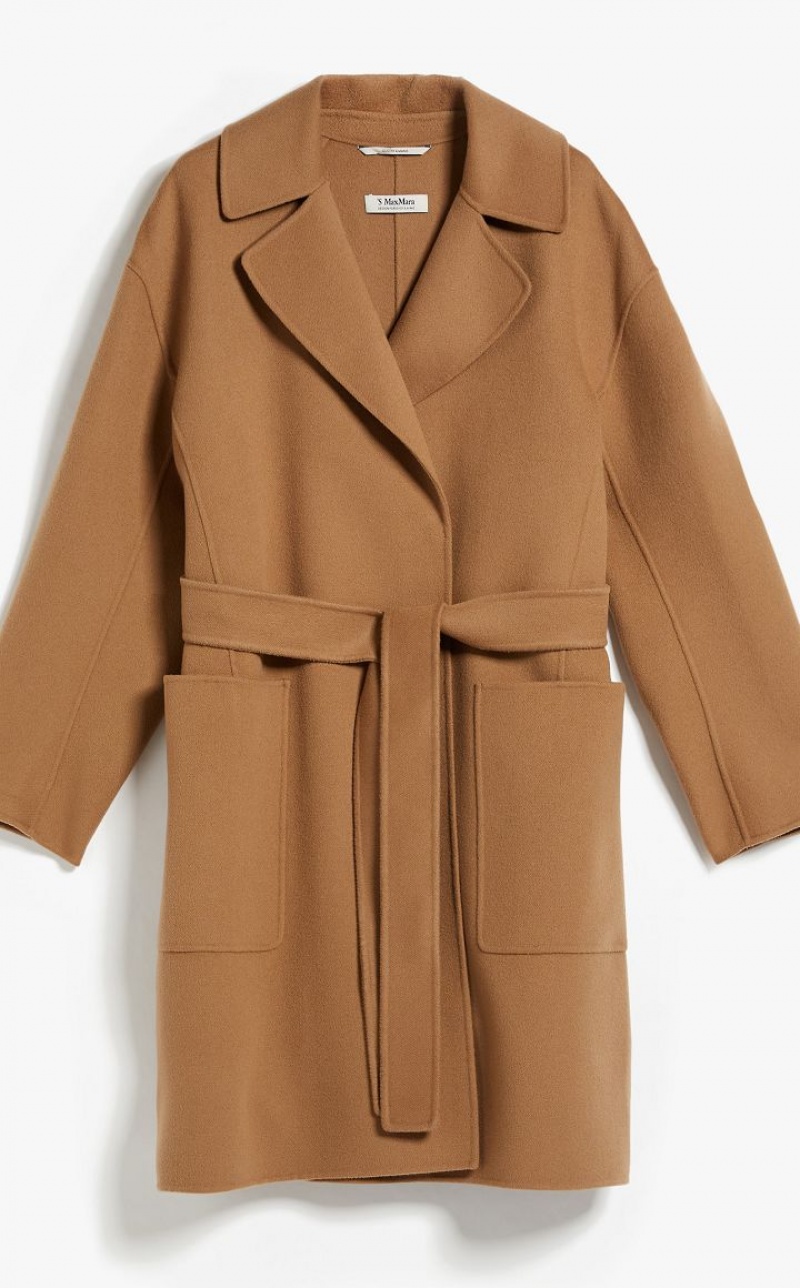 Max Mara Wolle Robe Mäntel Braun | MMR593936