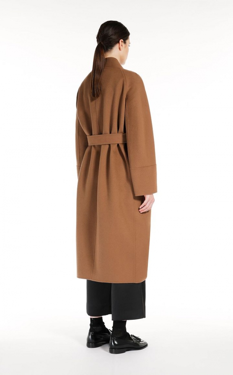 Max Mara Wolle Robe Mäntel Braun | MMR593937