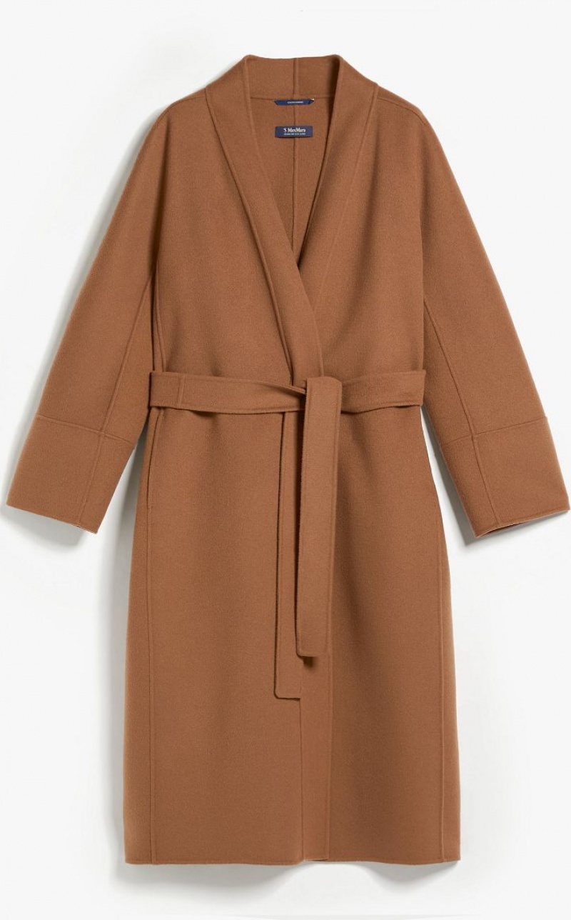 Max Mara Wolle Robe Mäntel Braun | MMR593937