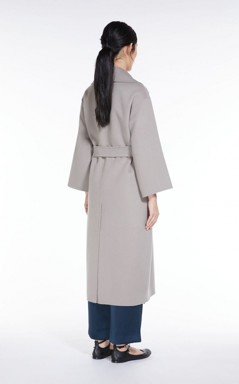 Max Mara Wolle Robe Mäntel Hellgrau | MMR593880