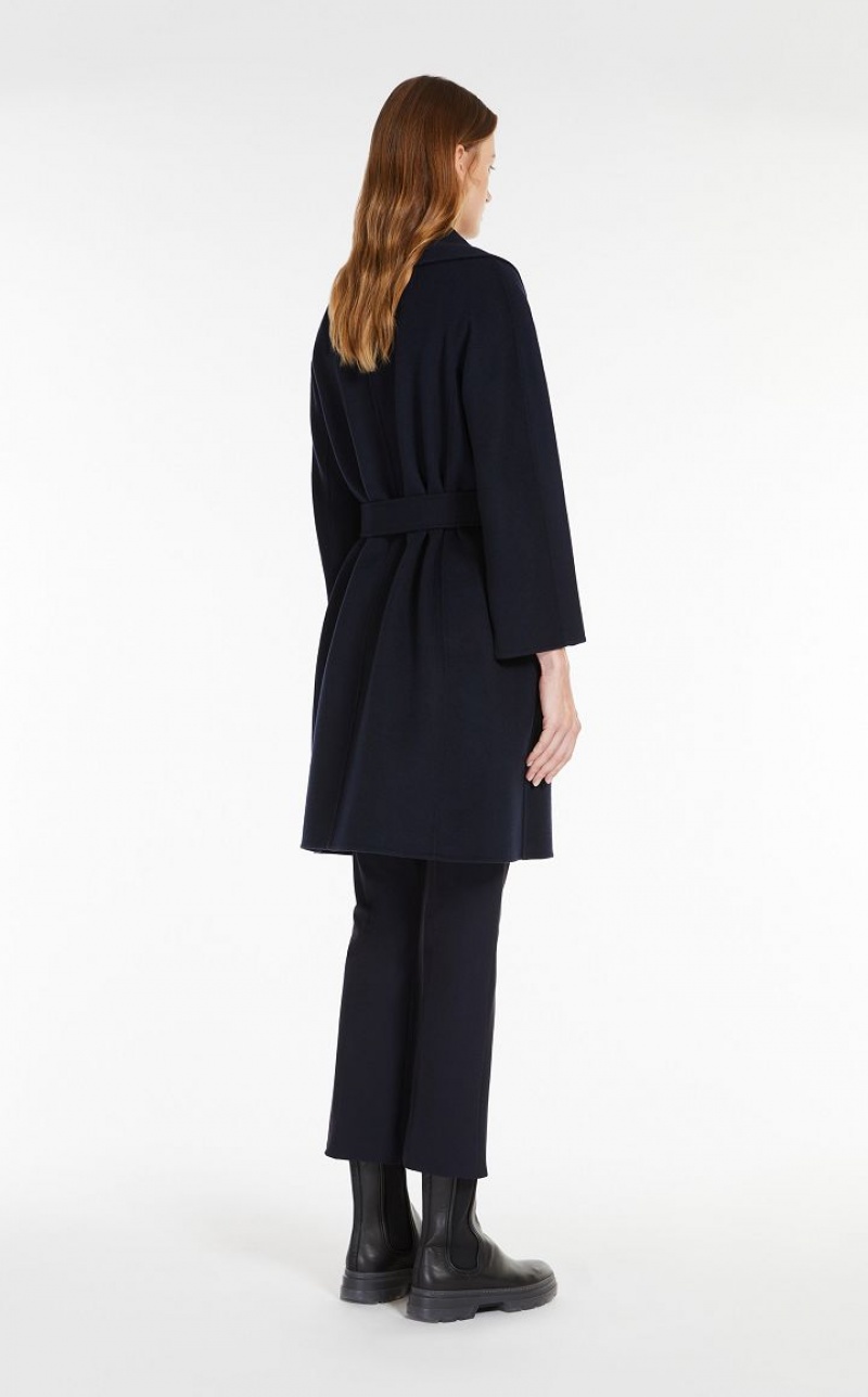 Max Mara Wolle Robe Mäntel Navy | MMR593928