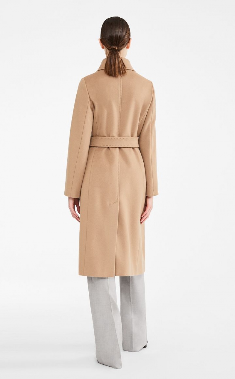 Max Mara Wolle Robe-style Mäntel Braun | MMR593896