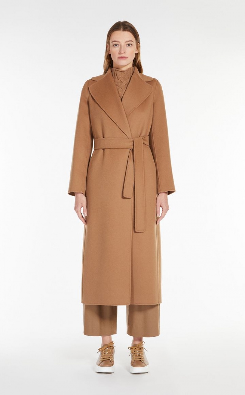 Max Mara Wolle Robe-style Mäntel Braun | MMR593902