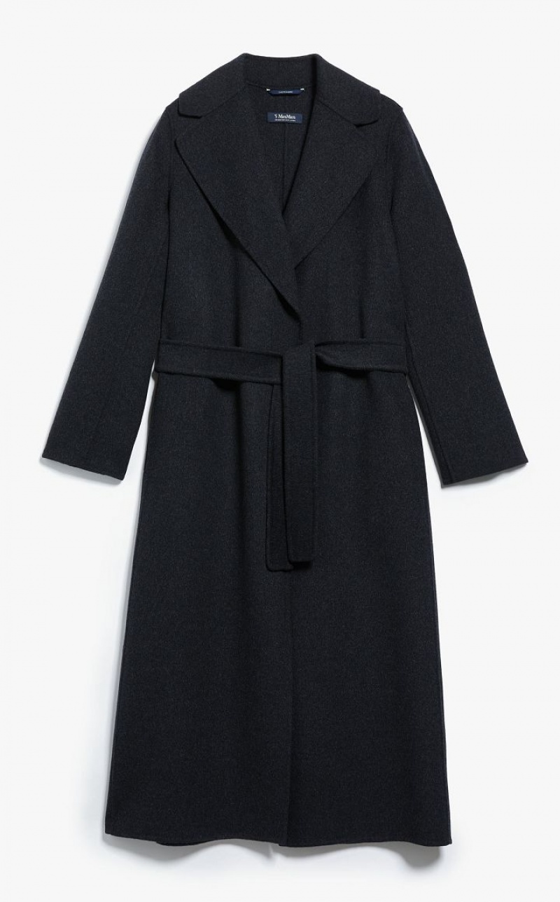 Max Mara Wolle Robe-style Mäntel Dunkelgrau | MMR593906